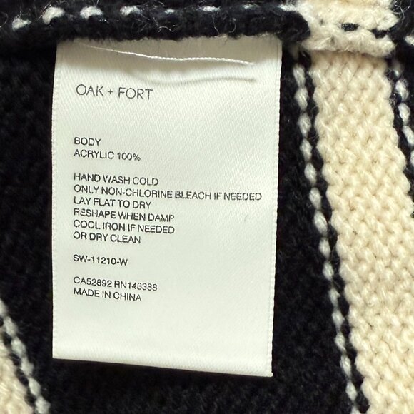NWOT Oak + Fort Collared Stripe Sweater - Picture 7 of 7